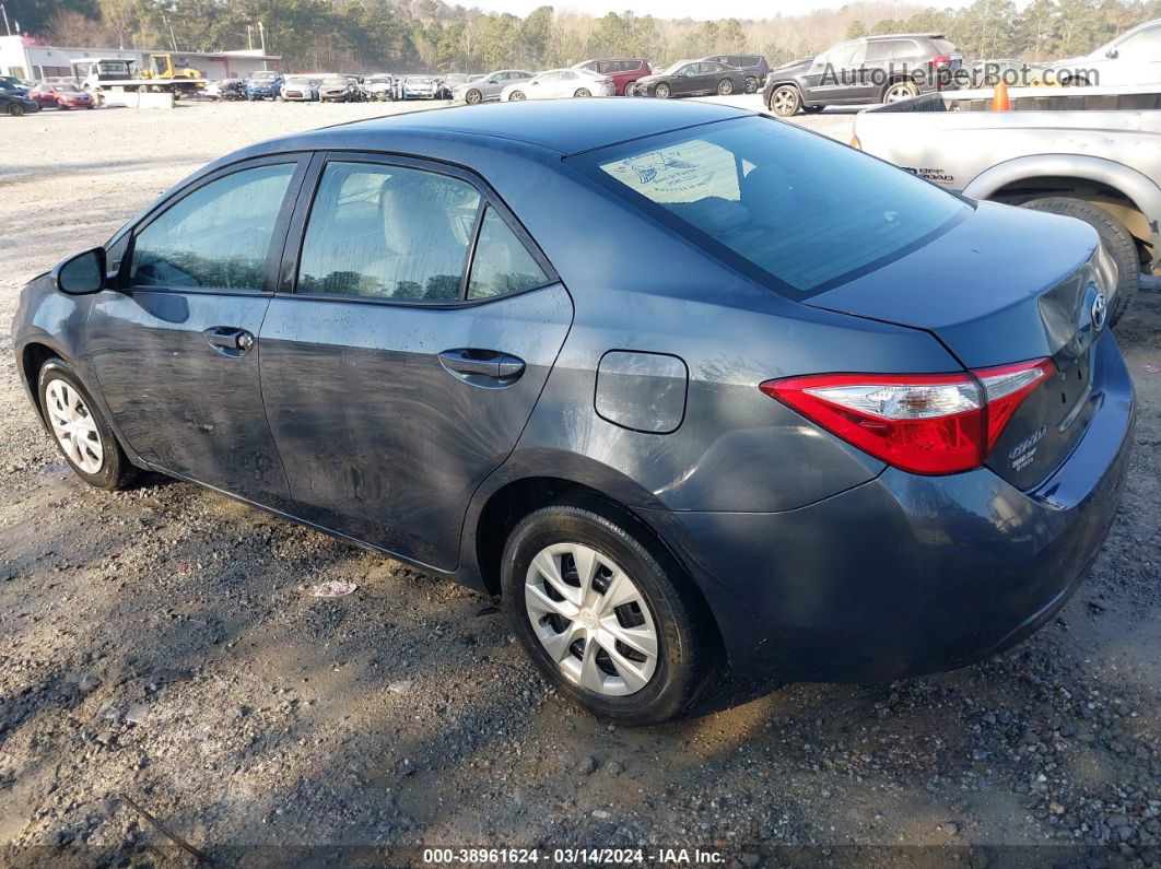 2015 Toyota Corolla L Gray vin: 2T1BURHE4FC287245