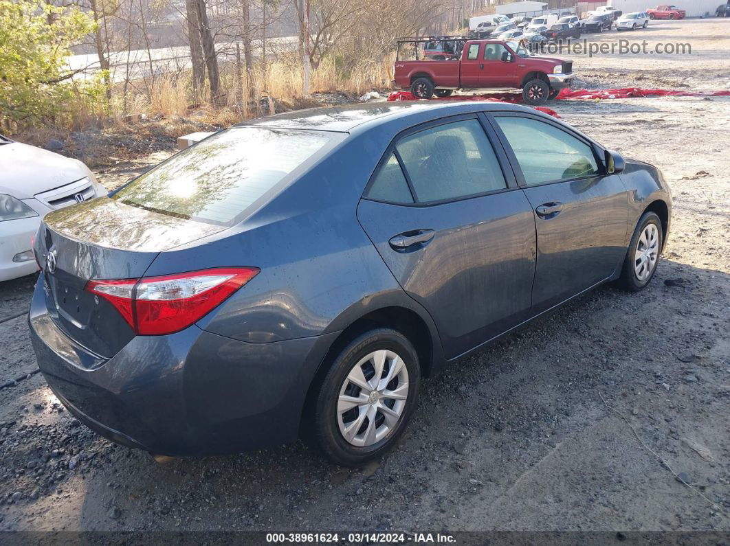 2015 Toyota Corolla L Gray vin: 2T1BURHE4FC287245