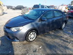 2015 Toyota Corolla L Gray vin: 2T1BURHE4FC287245