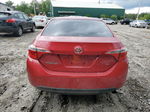 2015 Toyota Corolla L Red vin: 2T1BURHE4FC301533