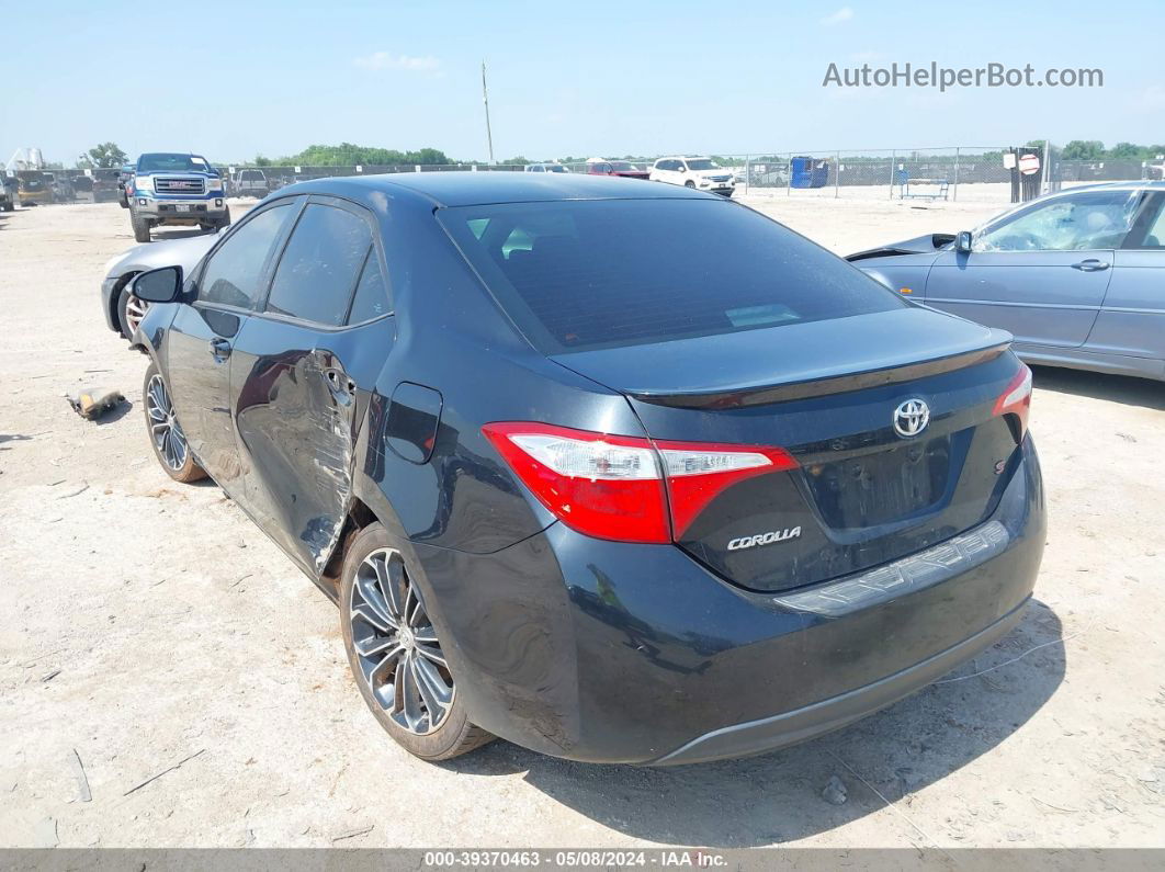 2015 Toyota Corolla S Plus Black vin: 2T1BURHE4FC305887