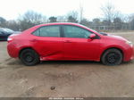 2015 Toyota Corolla Le Red vin: 2T1BURHE4FC309955