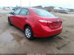 2015 Toyota Corolla Le Red vin: 2T1BURHE4FC309955