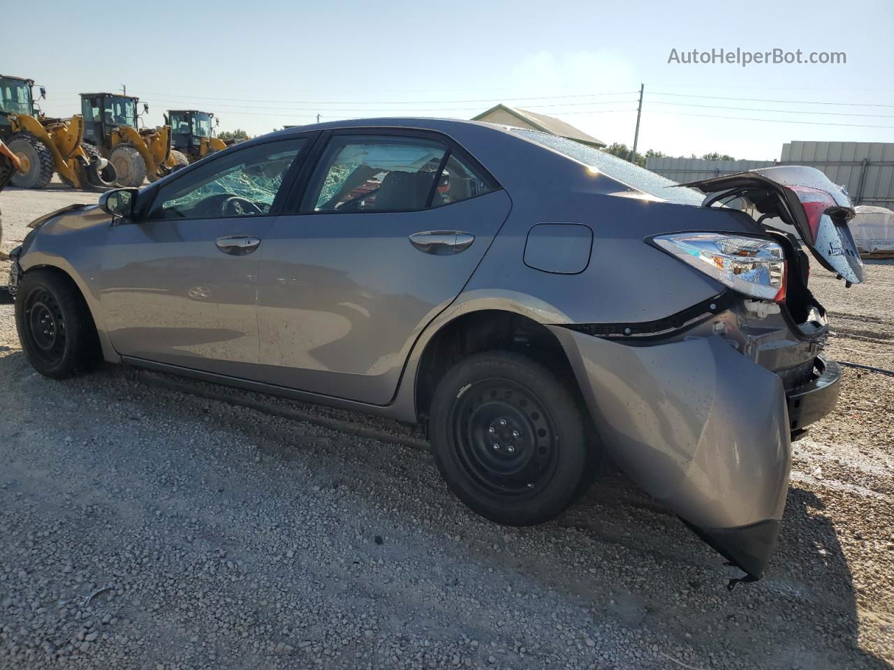 2015 Toyota Corolla L Silver vin: 2T1BURHE4FC335701