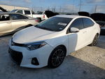 2015 Toyota Corolla L White vin: 2T1BURHE4FC340977