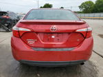 2015 Toyota Corolla L Red vin: 2T1BURHE4FC381528