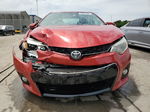 2015 Toyota Corolla L Red vin: 2T1BURHE4FC381528