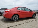 2015 Toyota Corolla L Red vin: 2T1BURHE4FC381528