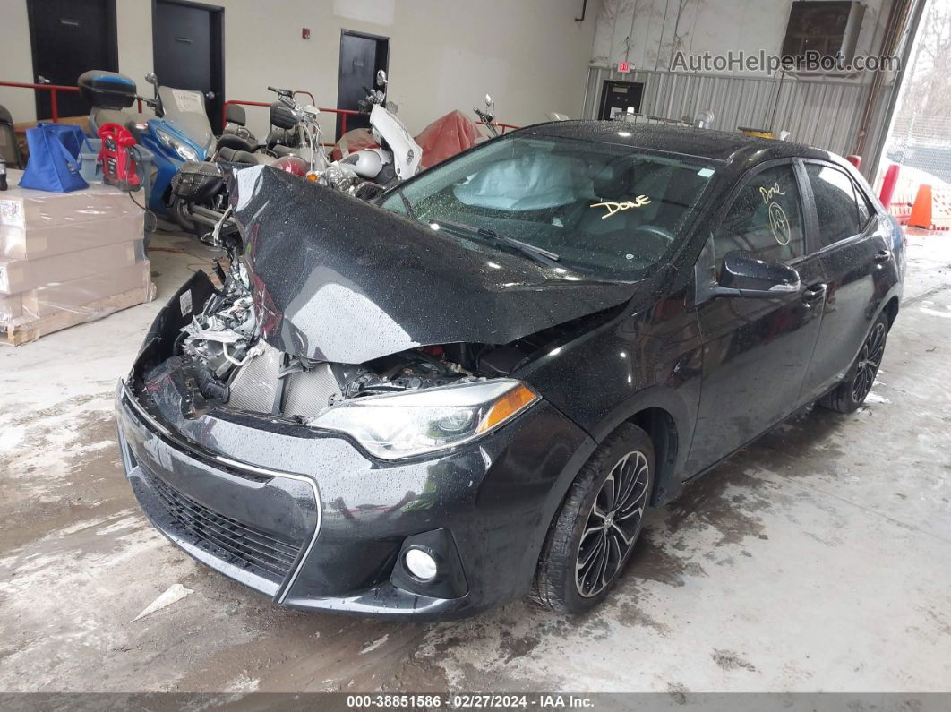 2015 Toyota Corolla L/le/le Pls/prm/s/s Pls Black vin: 2T1BURHE4FC396272