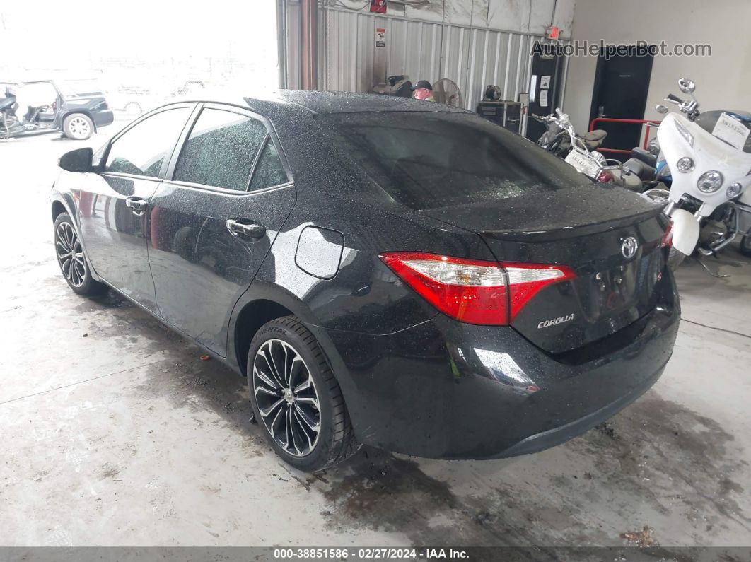 2015 Toyota Corolla L/le/le Pls/prm/s/s Pls Black vin: 2T1BURHE4FC396272