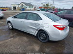 2015 Toyota Corolla Le Серебряный vin: 2T1BURHE4FC401504