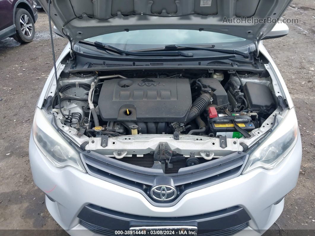 2015 Toyota Corolla Le Серебряный vin: 2T1BURHE4FC401504