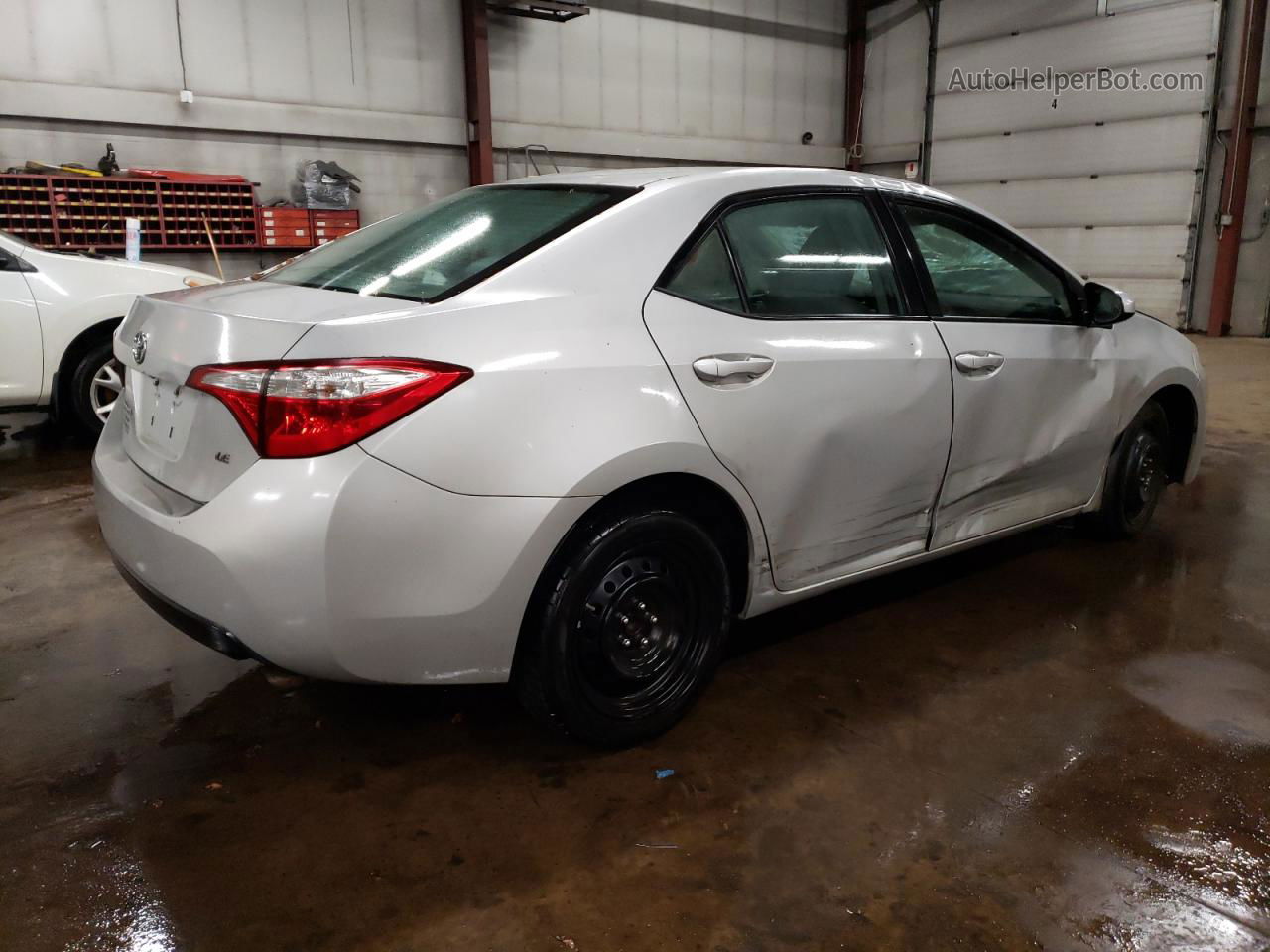 2015 Toyota Corolla L Silver vin: 2T1BURHE4FC404435