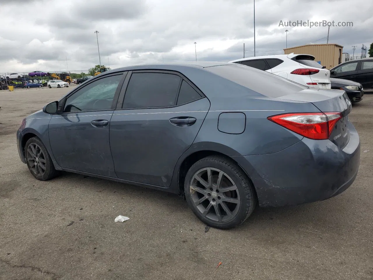 2015 Toyota Corolla L Gray vin: 2T1BURHE4FC406069