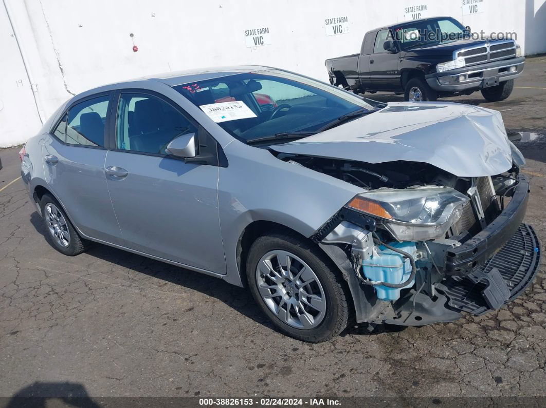 2015 Toyota Corolla S Gray vin: 2T1BURHE4FC409330