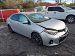 2015 Toyota Corolla S Plus Silver vin: 2T1BURHE4FC438357