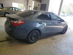 2015 Toyota Corolla L Gray vin: 2T1BURHE4FC440576