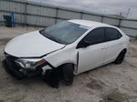 2015 Toyota Corolla L White vin: 2T1BURHE4FC446152