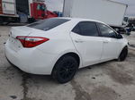 2015 Toyota Corolla L White vin: 2T1BURHE4FC446152