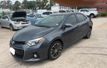 2015 Toyota Corolla L Blue vin: 2T1BURHE4FC448645