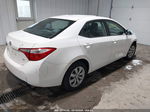 2015 Toyota Corolla Le White vin: 2T1BURHE4FC450380