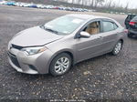 2015 Toyota Corolla Le Brown vin: 2T1BURHE4FC452808