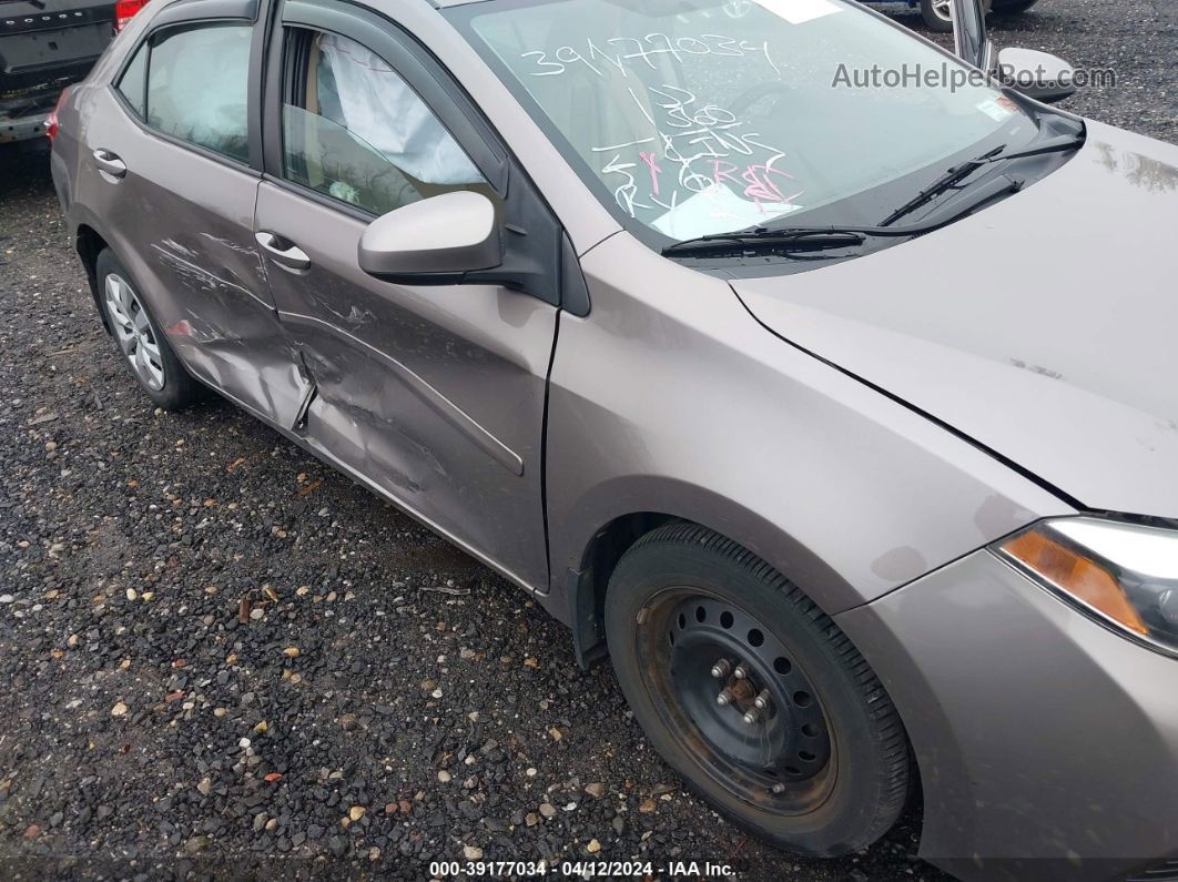 2015 Toyota Corolla Le Brown vin: 2T1BURHE4FC452808