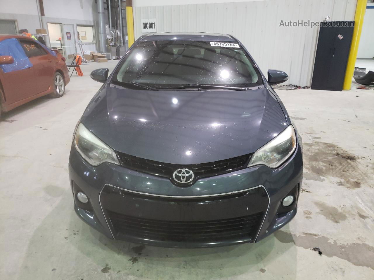 2015 Toyota Corolla L Серый vin: 2T1BURHE4FC460486