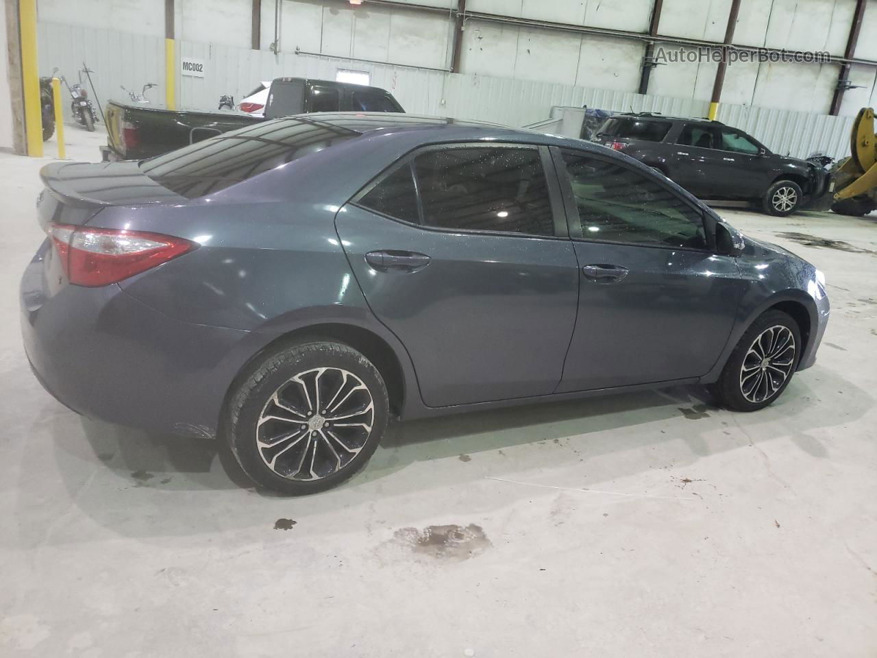 2015 Toyota Corolla L Gray vin: 2T1BURHE4FC460486