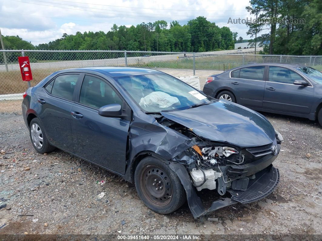 2015 Toyota Corolla Le Gray vin: 2T1BURHE4FC464649