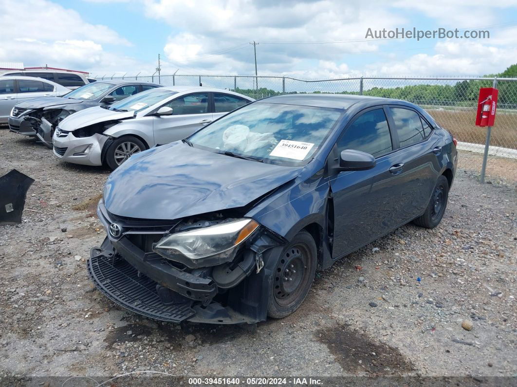 2015 Toyota Corolla Le Gray vin: 2T1BURHE4FC464649