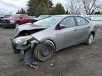 2015 Toyota Corolla L Gray vin: 2T1BURHE4FC465641