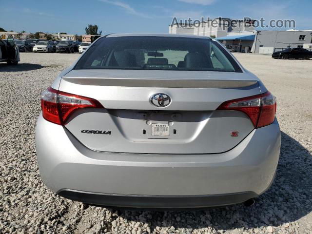 2015 Toyota Corolla L Silver vin: 2T1BURHE4FC466109