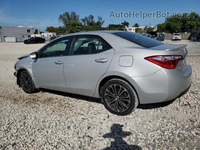 2015 Toyota Corolla L Silver vin: 2T1BURHE4FC466109