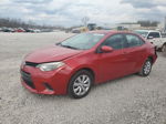 2015 Toyota Corolla L Red vin: 2T1BURHE4FC475652