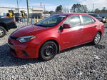 2015 Toyota Corolla L Red vin: 2T1BURHE4FC480284