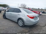 2016 Toyota Corolla Le Silver vin: 2T1BURHE4GC493912