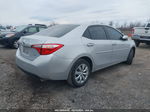 2016 Toyota Corolla Le Silver vin: 2T1BURHE4GC493912