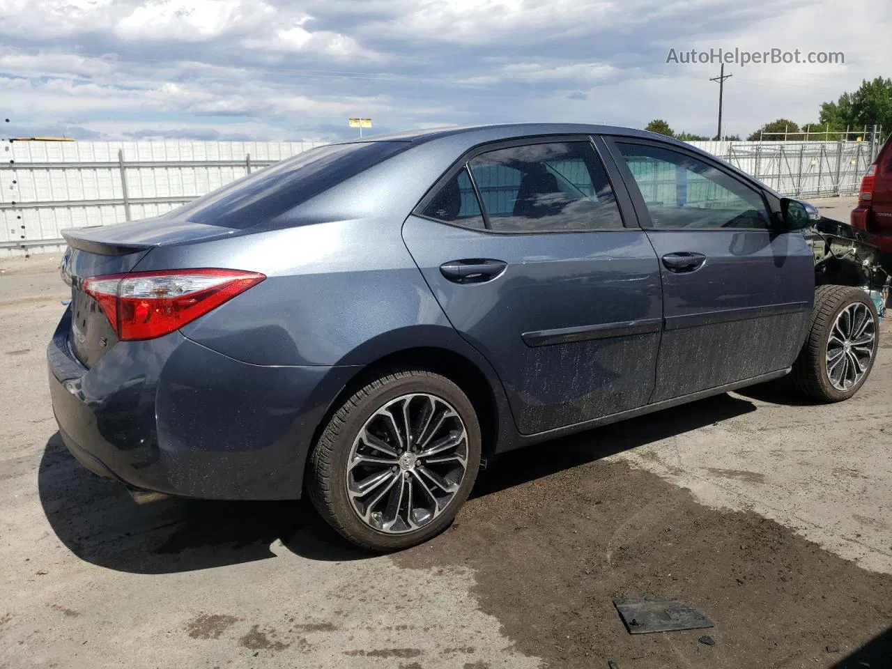 2016 Toyota Corolla L Gray vin: 2T1BURHE4GC503161