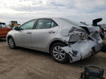 2016 Toyota Corolla L Silver vin: 2T1BURHE4GC549699