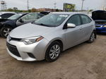 2016 Toyota Corolla L Silver vin: 2T1BURHE4GC549699