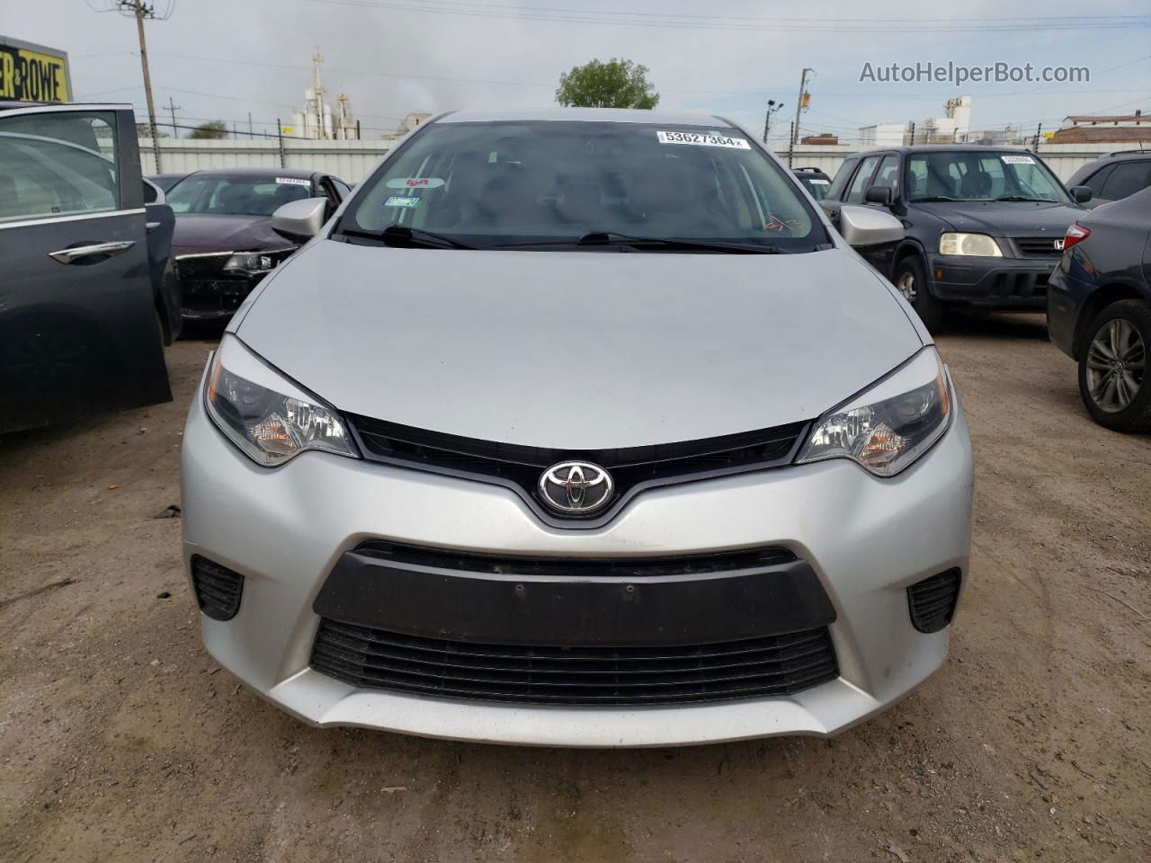 2016 Toyota Corolla L Silver vin: 2T1BURHE4GC549699