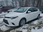 2016 Toyota Corolla L White vin: 2T1BURHE4GC586722