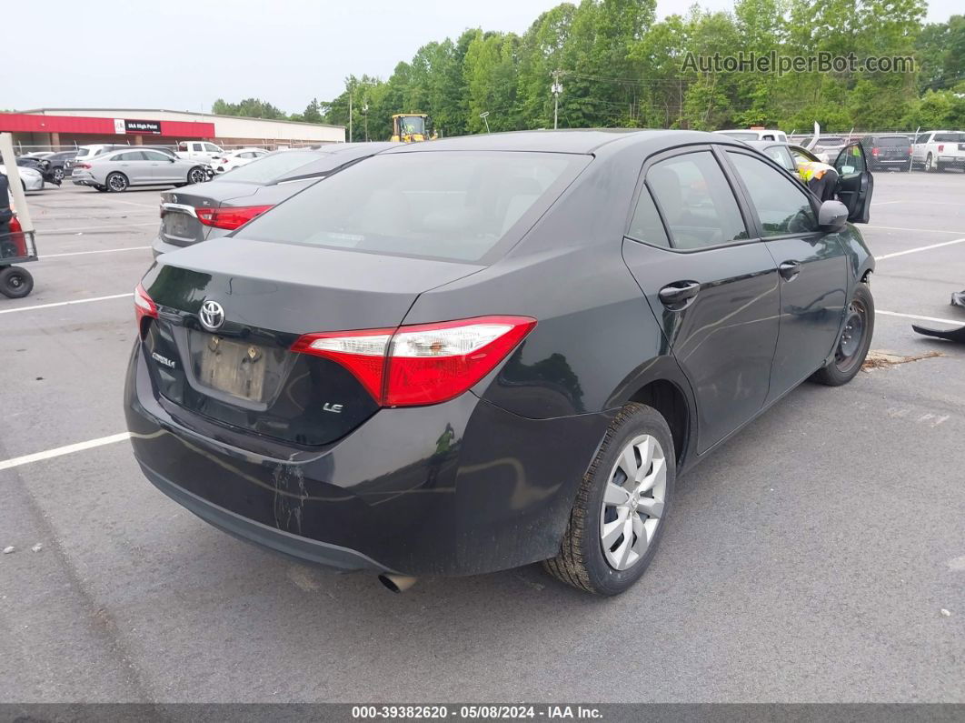 2016 Toyota Corolla Le Black vin: 2T1BURHE4GC630203