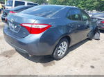 2016 Toyota Corolla Le Blue vin: 2T1BURHE4GC649804