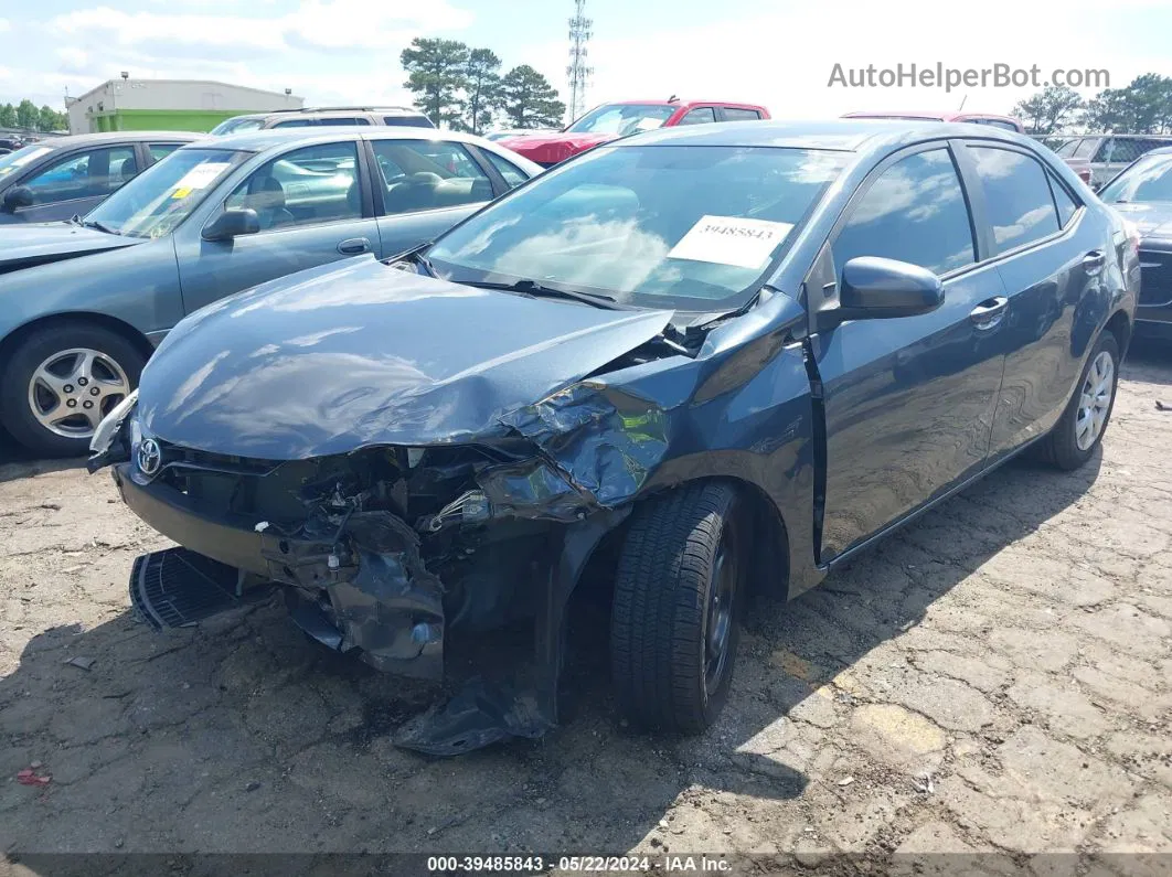 2016 Toyota Corolla Le Blue vin: 2T1BURHE4GC649804