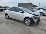 2017 Toyota Corolla L Silver vin: 2T1BURHE4HC747183