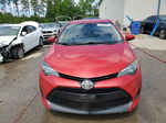 2017 Toyota Corolla L Red vin: 2T1BURHE4HC751203