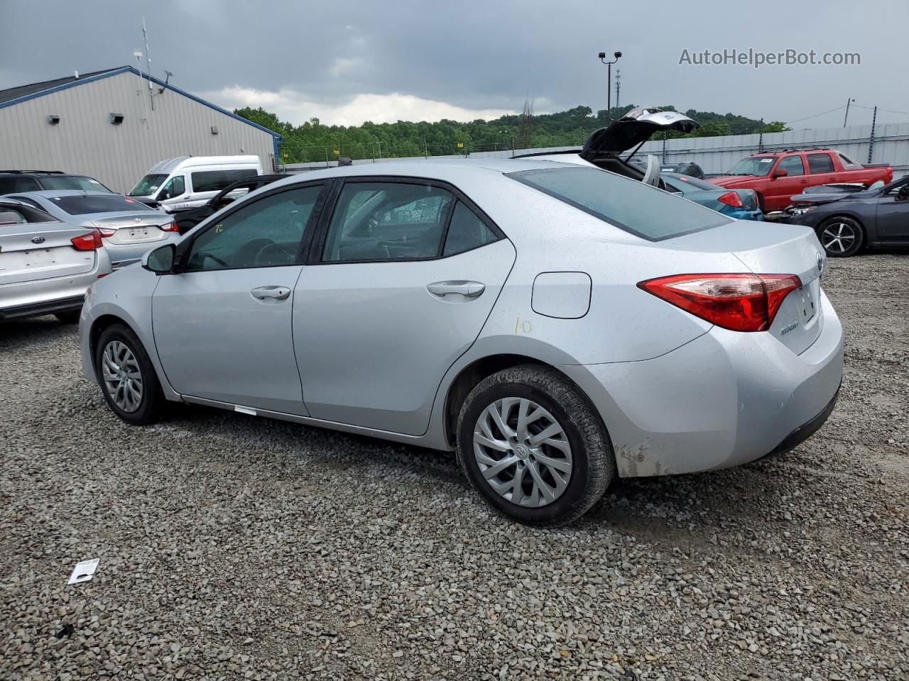 2017 Toyota Corolla L Silver vin: 2T1BURHE4HC764260