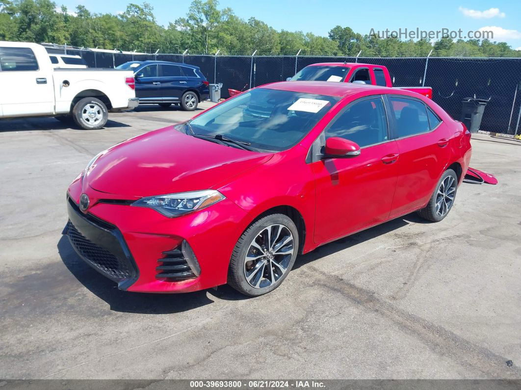 2017 Toyota Corolla Se Red vin: 2T1BURHE4HC766168